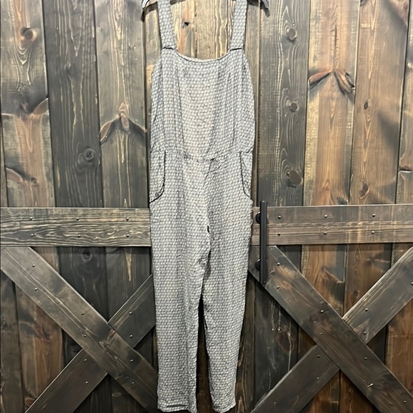 Anthropologie Daughters of the Liberation Jumpsuit M Medallion Floral Boho Dark - Picture 1 of 11